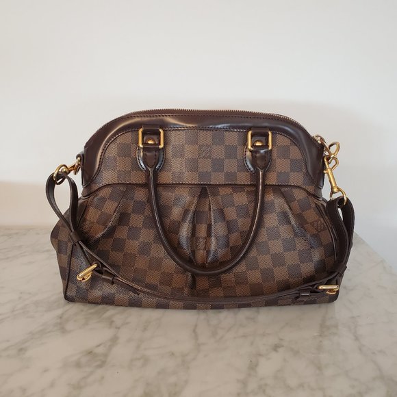 Louis Vuitton Damier Ebene Canvas Trevi PM Bag - Picture 1 of 5